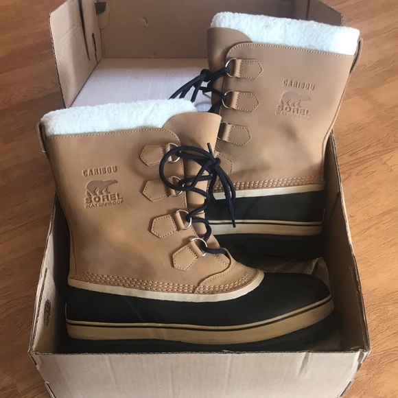 Sorel Other - SOREL New in Box Caribou Men Size 12 Boots Waterproof Snow Winter Lace Up